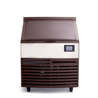 40kg/24Hr angepasster Embraco Kompressor Luftkühlung Würfel Eisblockmacher Quadrateneismaschine