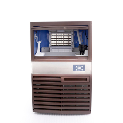 40kg/24Hr angepasster Embraco Kompressor Luftkühlung Würfel Eisblockmacher Quadrateneismaschine