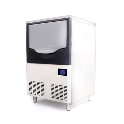 50 kg Eis Speicherkapazität 120 kg vollautomatische Mondförmige Halbmond Eismaschine 680*690*1000