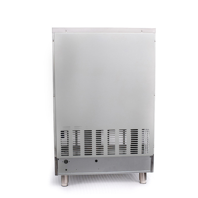 50 kg Eis Speicherkapazität 120 kg vollautomatische Mondförmige Halbmond Eismaschine 680*690*1000