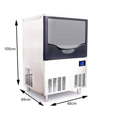 620w 65 KG LZ-200 Mondhalbmond-Eismaschine 680*690*1000mm