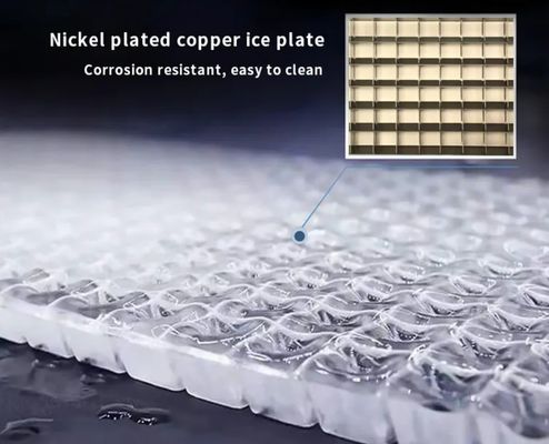 500kg/24h Eiswürfelmachmaschine mit CB CE RoHS-Zertifizierung und 1236*600*670mm Größe