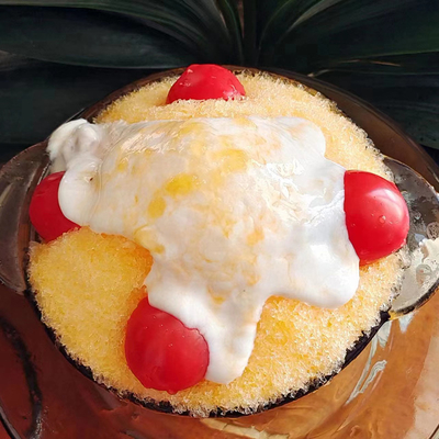220 Kilo pro Tag Leistungsstarker Bingsu Milch Schnee Eismaschine LZ-520 mit 550g Füllkapazität