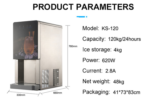 330*680*780mm KS-120 Personalisierte Eismaschine und Wasserversorgungsmaschine mit Spender