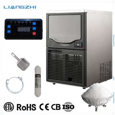 Entwurf der LZ-220 Granular Ice Machine mit 100 kg täglicher Ausbeute und 30 kg Eislagerkapazität