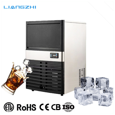 Luftkühlung 40 kg 24 Stunden LZ-80 kommerzielle automatische Eiswürfelmaschine für Nepal